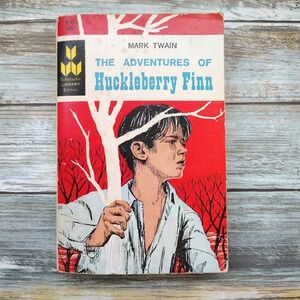 Adventures of Huckleberry Finn Mark Twain Vtg 1966 Scholastic‎ Paperback Classic